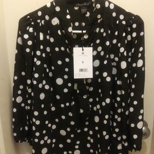 Brand New A LOVE STORY Polka Dot Top